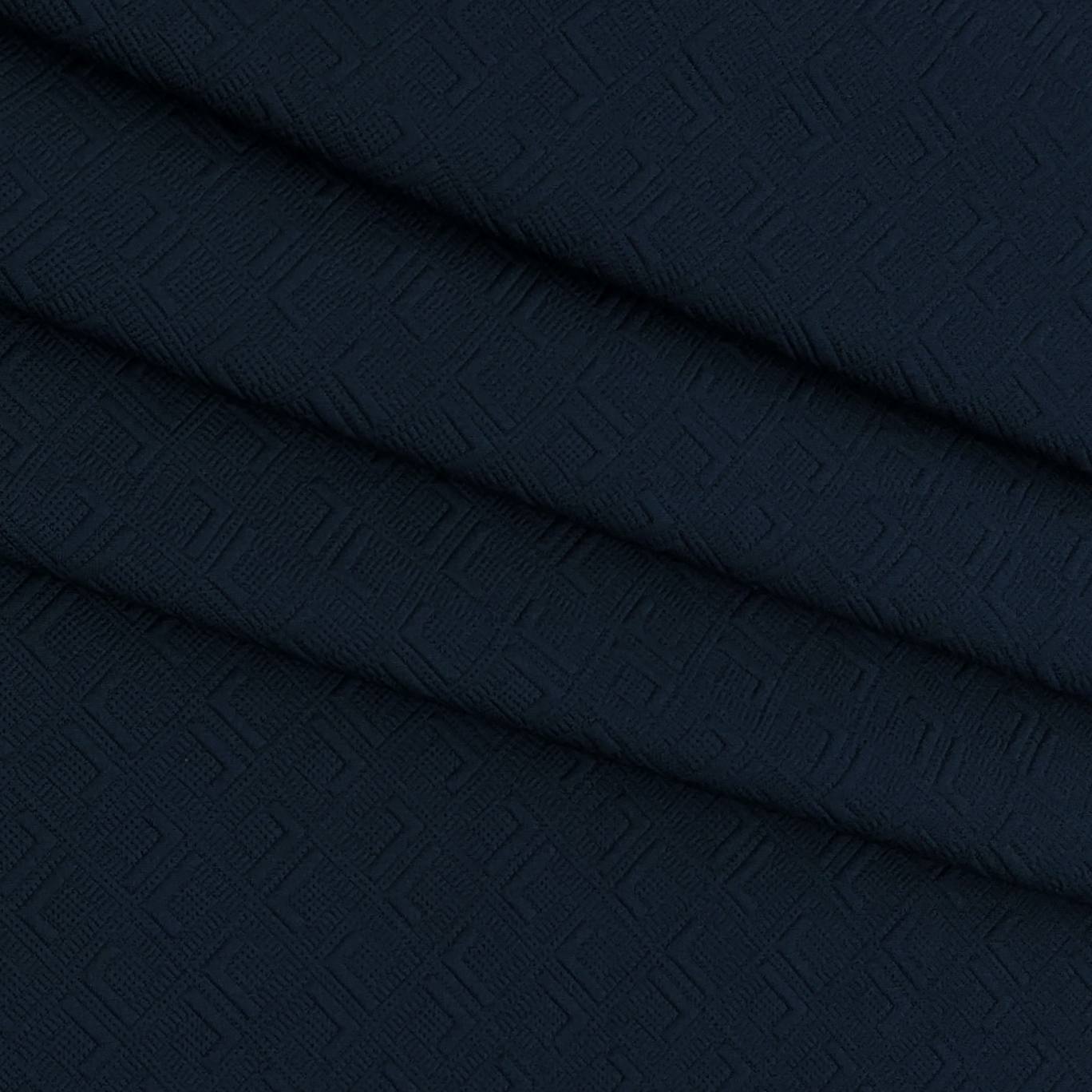 Blazer Fabric ManTire Italian Jacquard Colour Light Prussian Blue